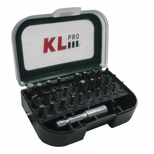 Профессиональный набор бит KLPRO KLBS30A (31 предмет, длина 25мм)