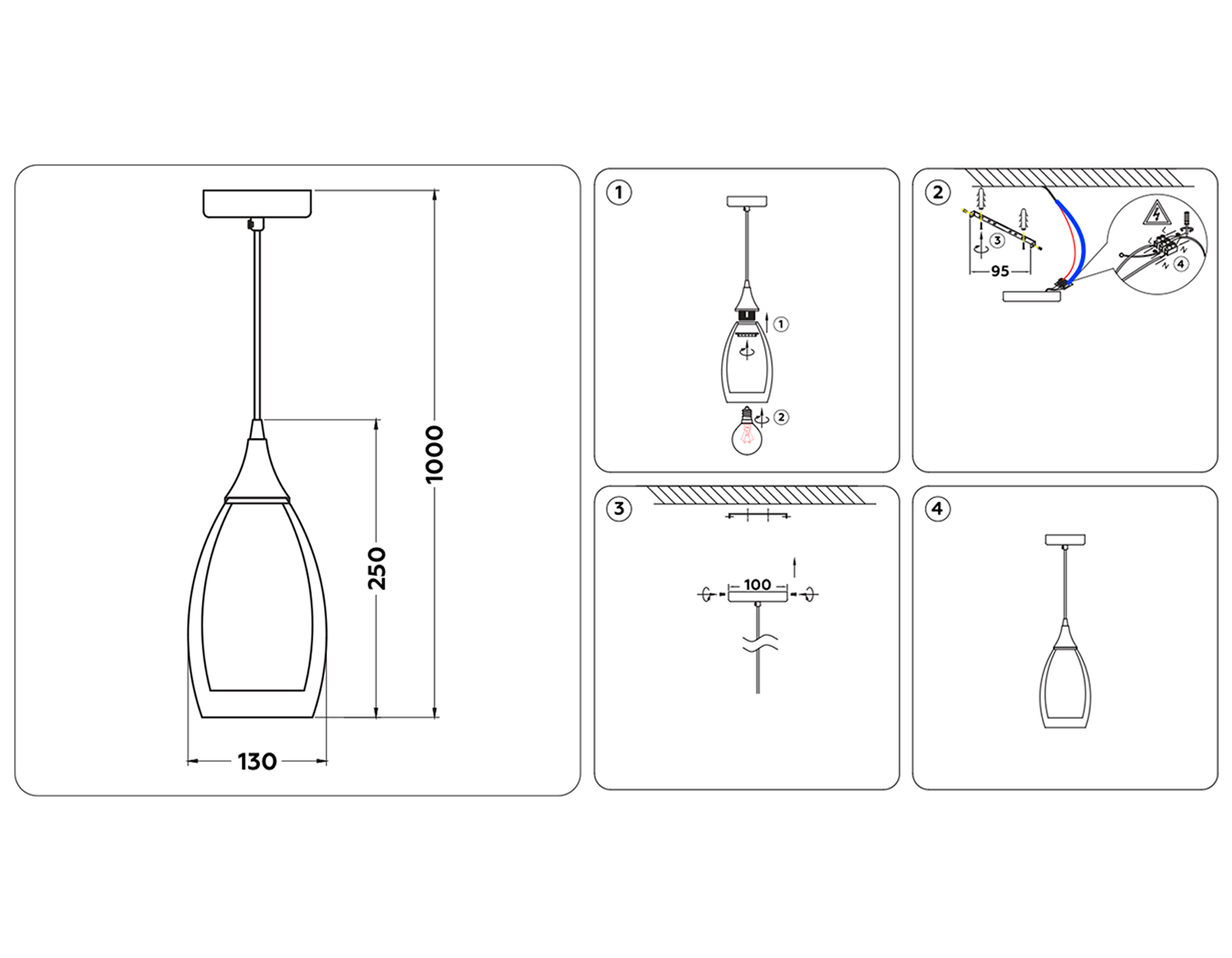 Подвесной светильник Ambrella Light TR3543