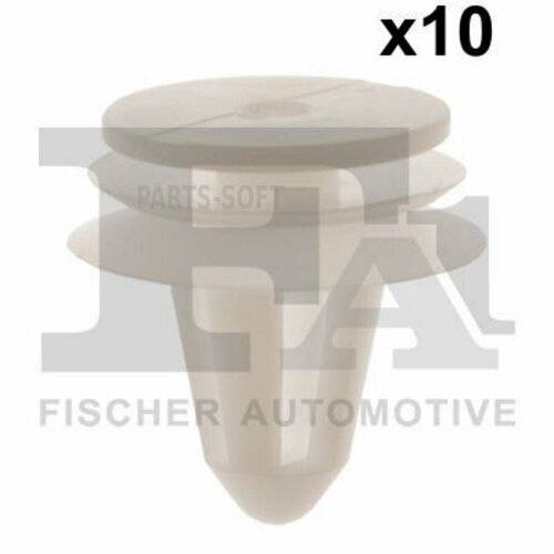 FA1 11-40011.10 Клипса пластмассовая 10шт обшивка двери (серая) AUDI \ SEAT \ SKODA \ VW