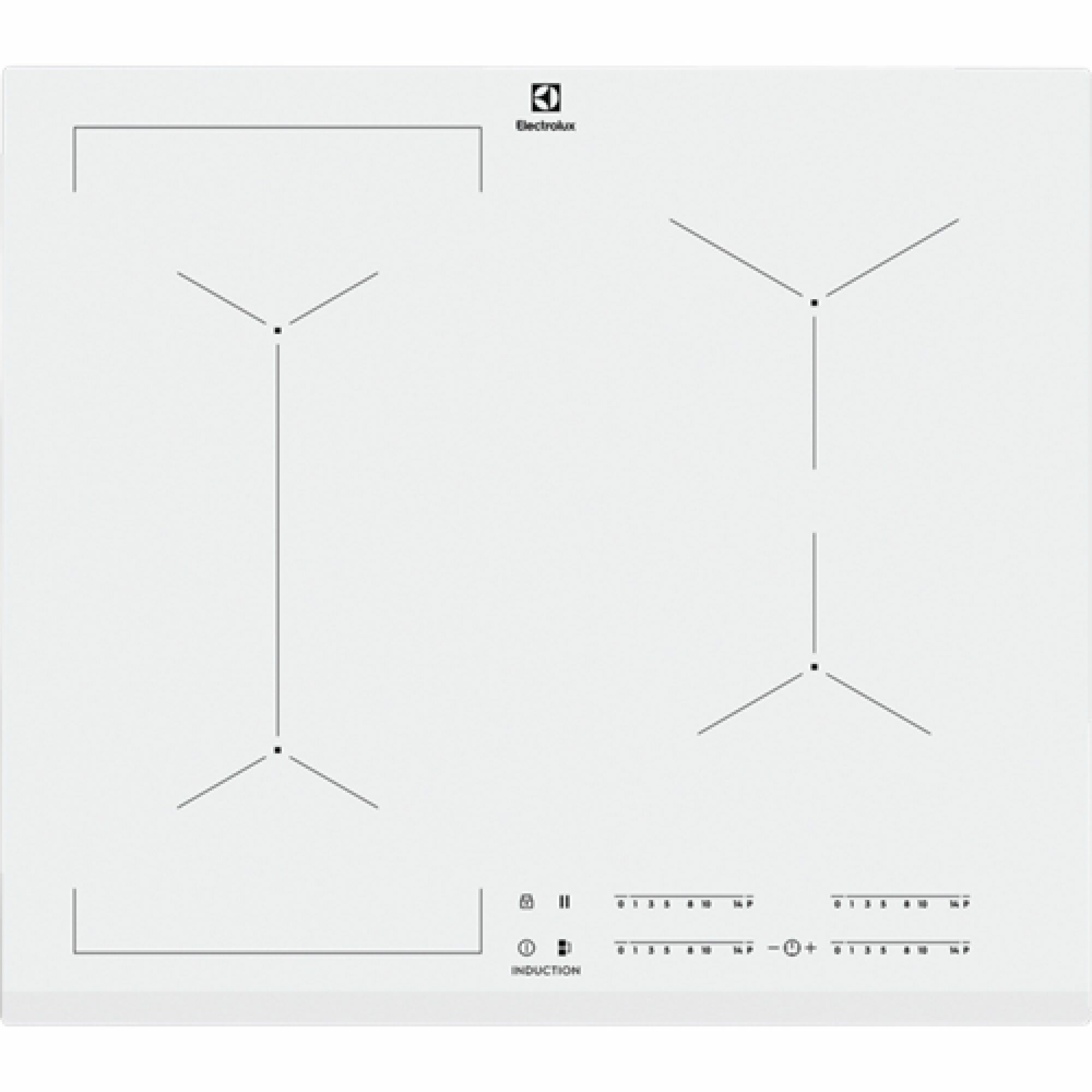 Варочная панель индукционная Electrolux EIV63440BW белый
