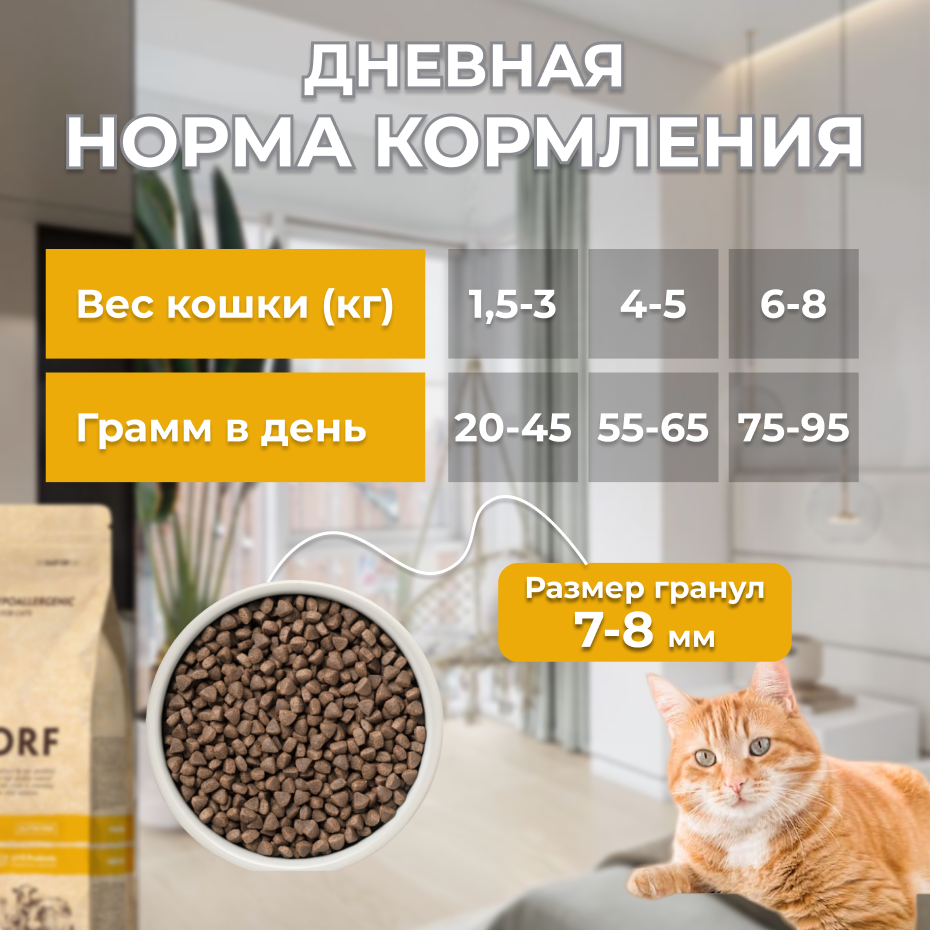Сухой корм для кошек Grandorf Probiotic Sterilised 2 кг - фото №15