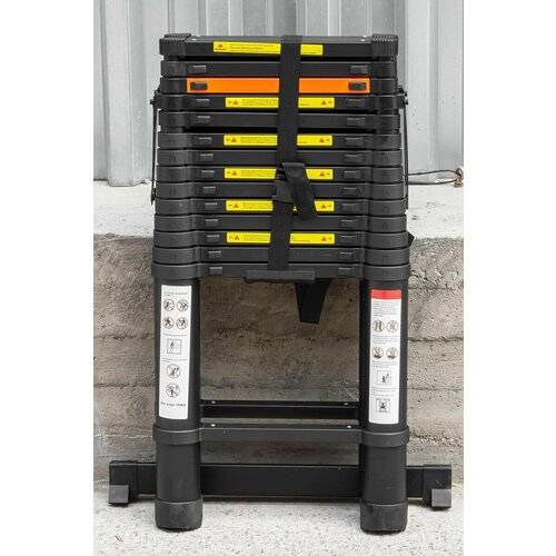 Лестница-стремянка телескопическая алюминиевая двухсекционная 4444м1515ступенек max нагрузка 150кг вес 265кг RockForceRock FORCE RF-UP440-2 34655₽