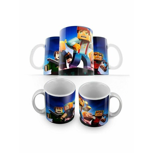 Кружка подарочная Minecraft, 300 мл М Праздник