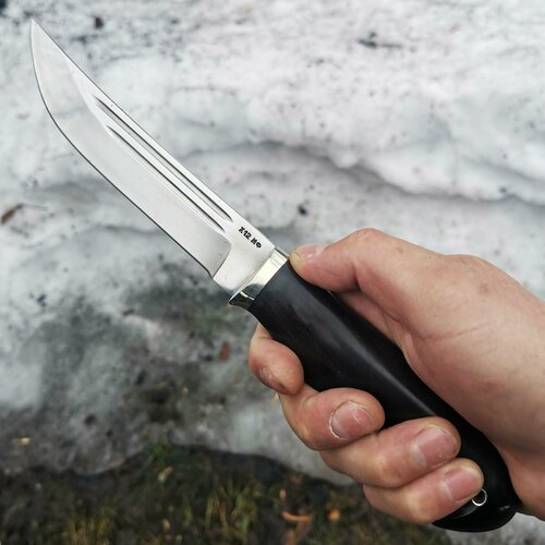 Нож для охоты, рыбалки, туризма нож засапожный из кованой стали х12мф