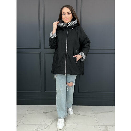 фото Куртка karmelstyle, размер 60, черный