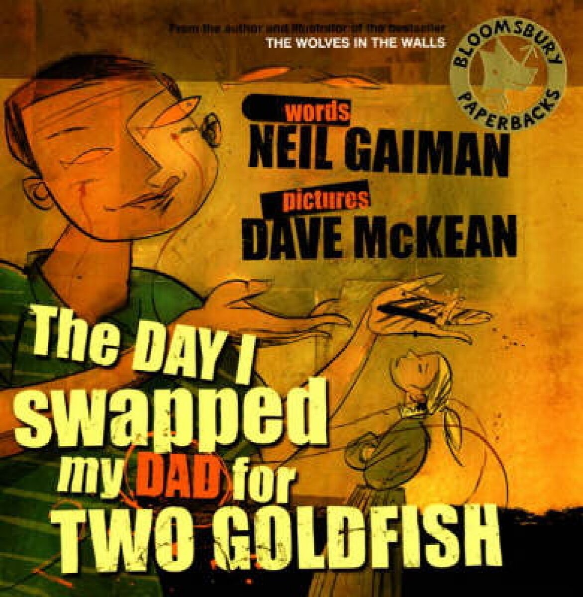 Гейман Нил, McKean Dave "The Day I Swapped my Dad for 2 Goldfish (+CD)" - фото №4