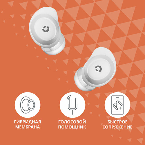 Гарнитура A4Tech B27 TWS белый b27 grayish white 169900₽