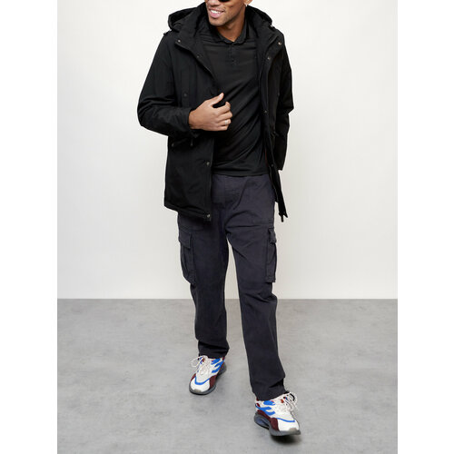 фото Куртка , размер l, черный нет бренда