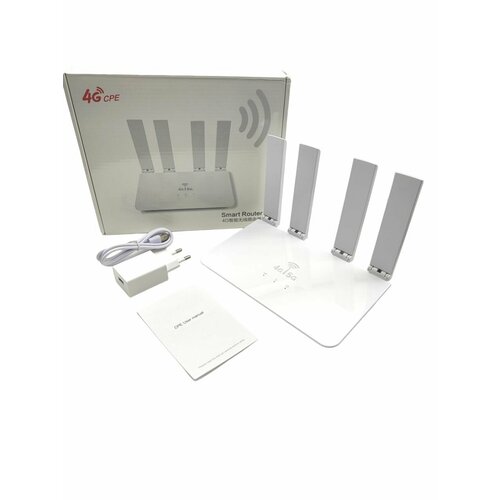 Роутер ALEX-CPE-1 Wi-Fi 4G-5G LTE SIM карта белый 6519₽