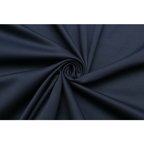 Ткань Габардин-стрейч Armani тёмно-синий, ш144см, 0,5 м