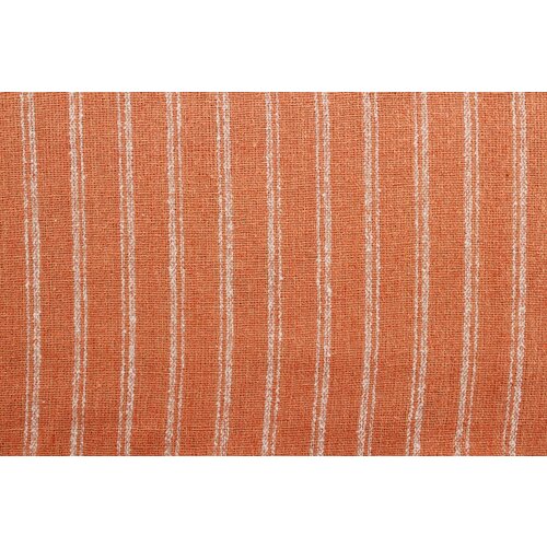 Ткань Шелк костюмный оранжевый в полоску, ш138см, 0,5 м