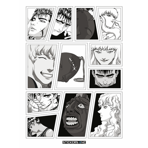 Стикерпак «Berserk Manga»