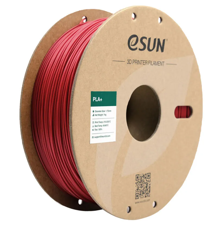 Esun Катушка пластика PLA+ ESUN 1.75 мм 1кг., ярко-красная