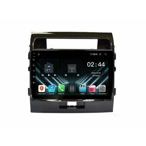 Штатная магнитола Toyota Land Cruiser 200 2007-2015 UNISON 10A1 2Gb/32Gb IPS BT Wi-Fi CarPlay (381-10A1)