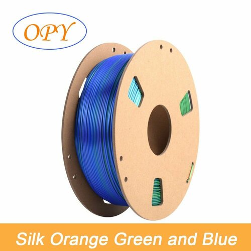 Филамент PLA Silk трехцветный Tri-color