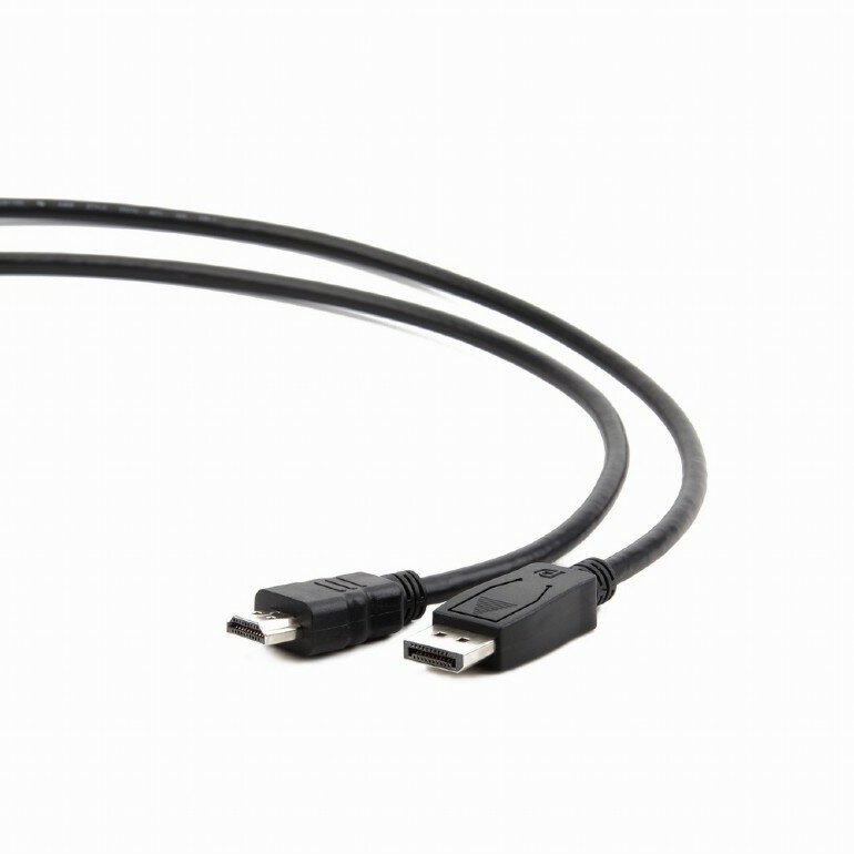 Кабель DisplayPort Cablexpert CC-DP-HDMI-7.5M круглый черный - фото №6