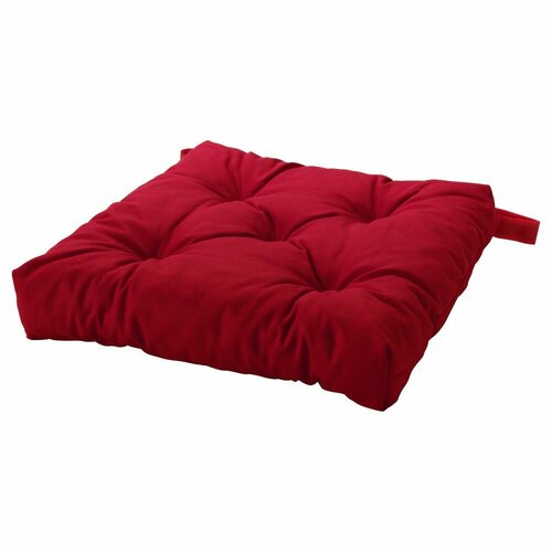 Малинда Подушка на стул (4ШТ) , красный 40/35x38x7 см