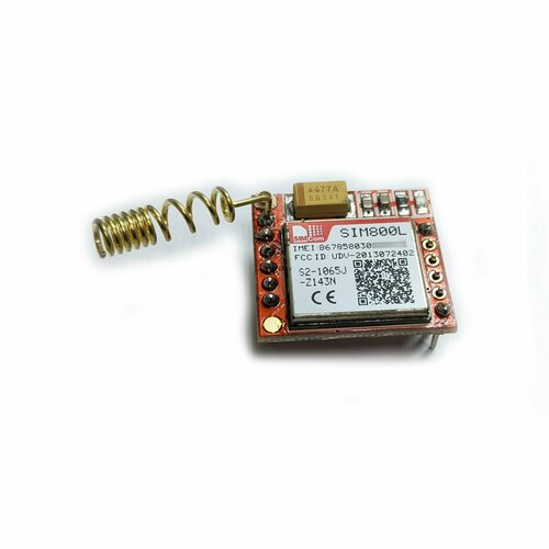 Модуль GSM/GPRS SIM800L с антенной sim800l модуль gprs адаптер плата gsm карта microsim core board