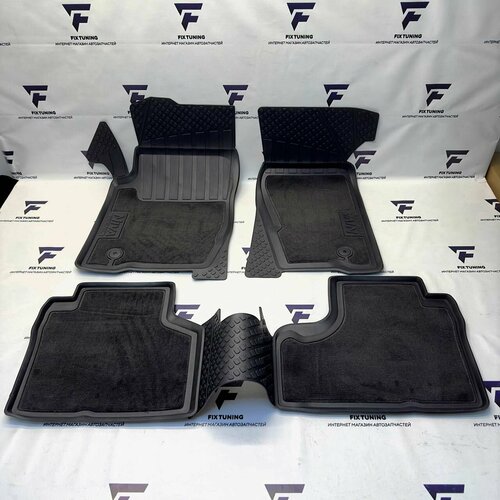 Коврики резиновые в салон 3D для Lada Niva Chevrolet / автомобильные коврики с бортом для Нива Шевроле