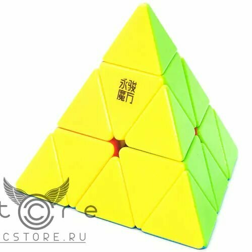 Пирамидка Рубика YJ Pyraminx YuLong Цветной пластик / Развивающая головоломка пирамидка рубика yuxin 2x2 pyraminx duo цветной пластик