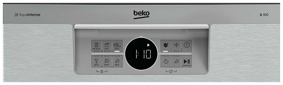 Обзор: Посудомоечная машина Beko BDFS26130XQ, серебристый