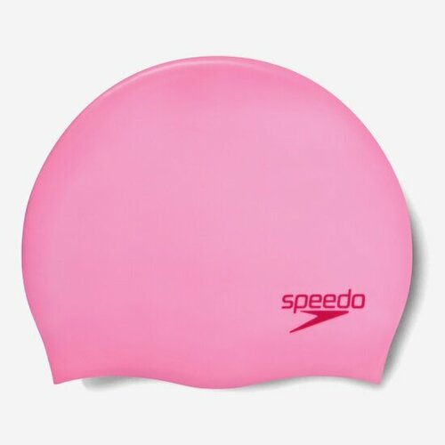 Шапочка для плавания детская SPEEDO Plain Moulded Silicone Junior, pink