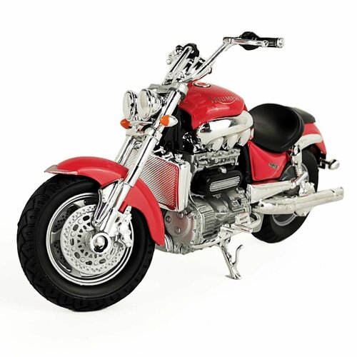 Мотоцикл WELLY 1:18 Triumph Rocket III красный масштабная модель мотоцикла welly honda gold wing 1 18