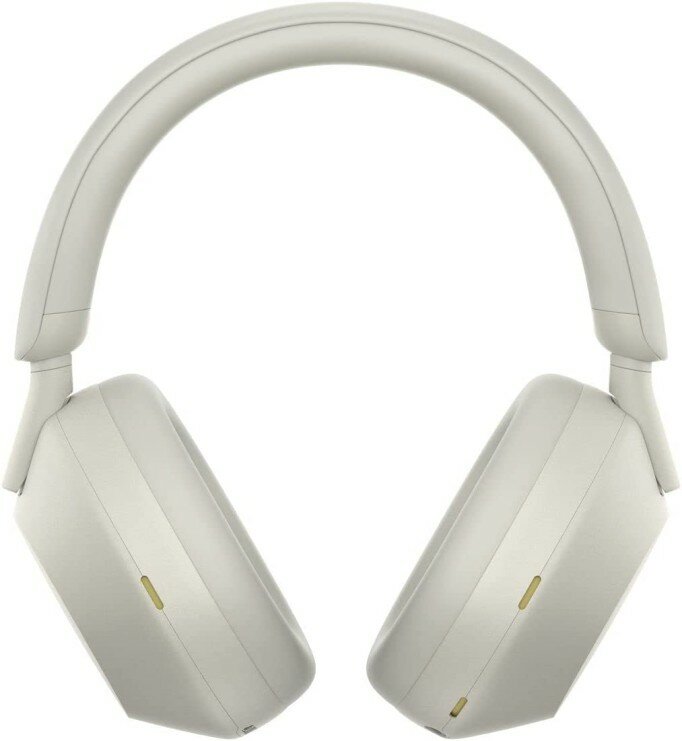 Беспроводные наушники Sony WH-1000XM5/SM с шумоподавлением, Серебристые