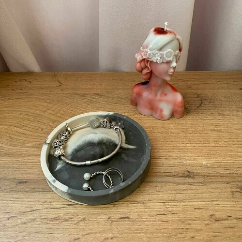 Подставка для украшений Пять Башен, 2х10 см, черный, белый