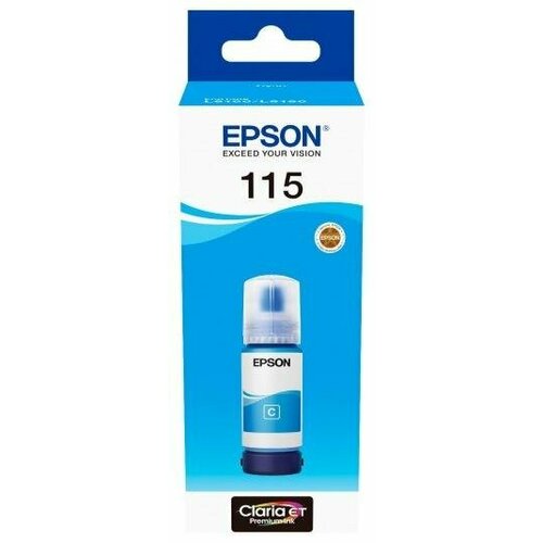 Epson 115 EcoTank Cyan ink bottle laperva blender bottle prostak shaker cyan