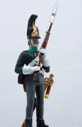 Оловянный солдатик 54мм, Рядовой Новороссийского драгунского полка 1812-14 г.