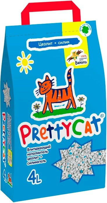 Наполнитель для кошачьего туалета PrettyCat Aroma Fruit цеолит + силикагель 4л