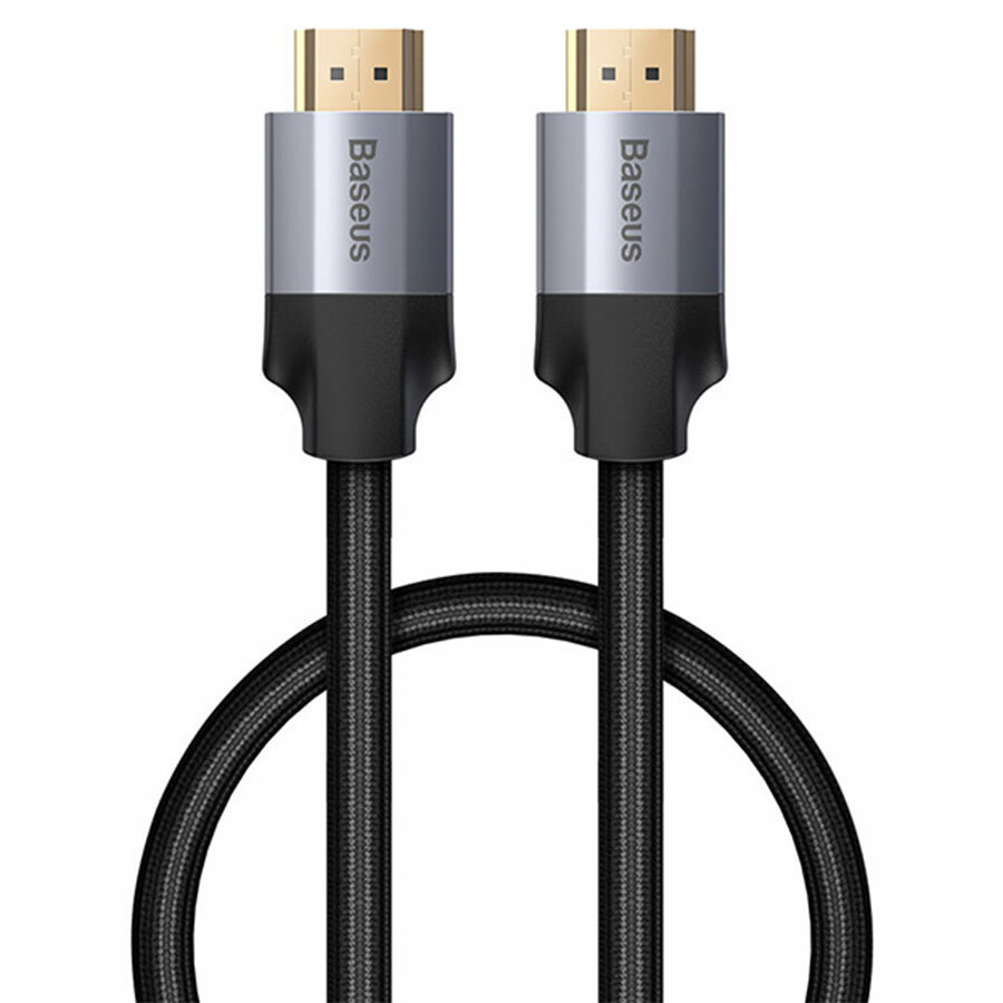 Кабель-переходник Baseus Enjoyment Series 4KHD Male To 4KHD Male Adapter Cable 0.75m Dark Gray (WKSX000113)