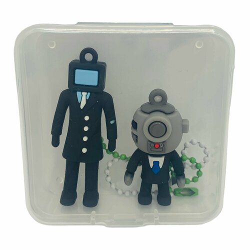 Брелок Toys, серый, черный