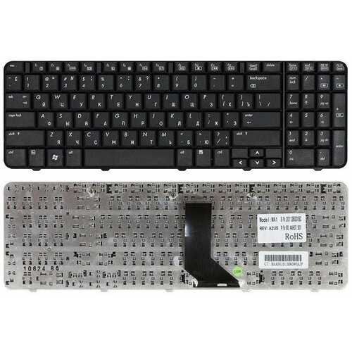 Клавиатура для ноутбука Compaq Presario CQ60-417 черная