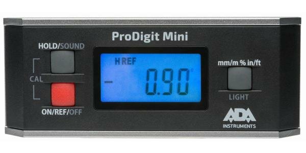 Уровень электронный ADA ProDigit Mini цифровой, точность±0.02град, автоматическая калибровка, магниты, ч
