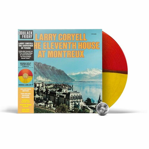 Larry Coryell - At Montreux (coloured) (LP) 2021 Red Yellow Split, RSD, Limited Виниловая пластинка 0819514011903 виниловая пластинка coryell larry at montreux coloured