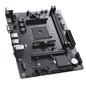 Материнская плата mATX MAXSUN (AM4, AMD B450, 2*DDR4 (3200), 4*SATA 6G RAID, M.2, 2*PCIE, Glan, VGA, HDMI, 2*USB 3.2, 2*USB 2.0) RTL - фото №9