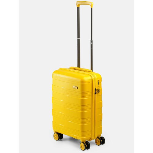 чемодан mironpan 37 л размер s черный Чемодан MIRONPAN, 37 л, размер S, желтый