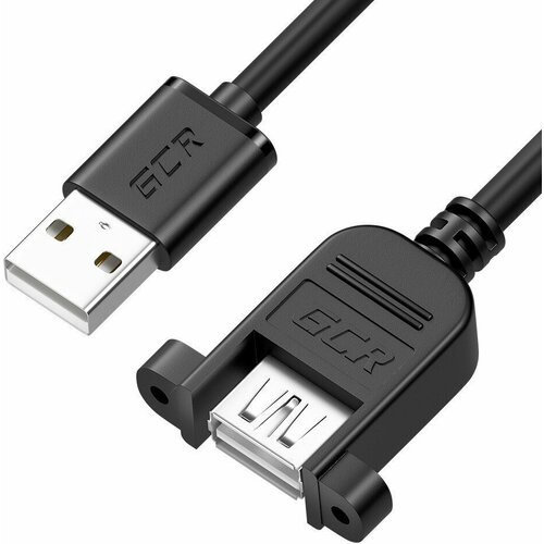 Кабель удлинительный USB A (M) - USB A (F), 1.5м, Greenconnect (GCR-54747) кабель удлинитель ningbo usb a m usb a f 3 м ферритовые кольца