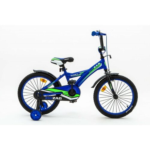 Велосипед 18 ZIGZAG SNOKY синий 2024 велосипед 18 zigzag foris малиновый 2024