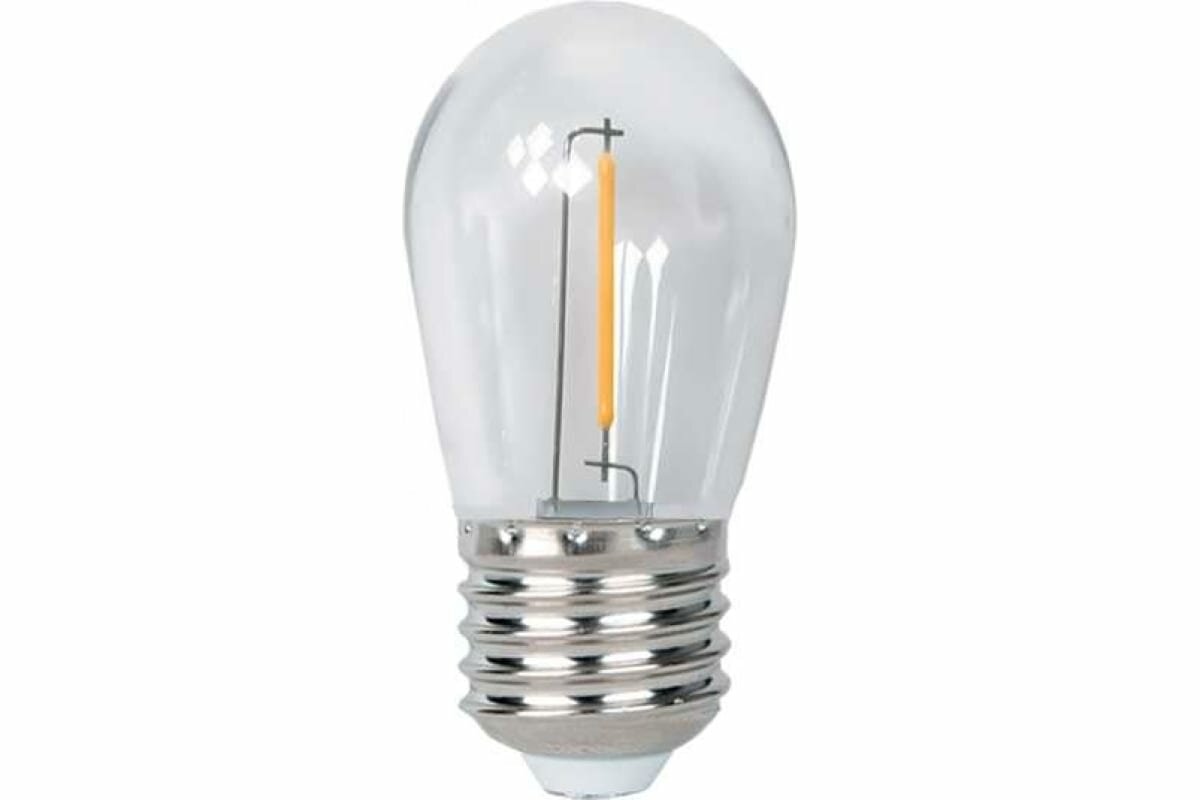 Светодиодная лампа Jazzway для "Белт лайт" LED-ECO-S14 1w E27 2700K CLEAR