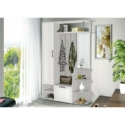 Прихожая Ксения-2 цвет Белый гладкий 16994₽