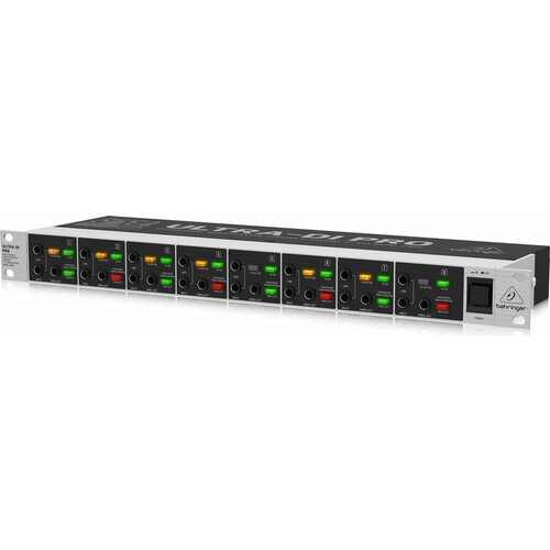 Behringer DI800 V2 - 8-канальный активный DI-box с универсальным питанием (сеть/ фантом)