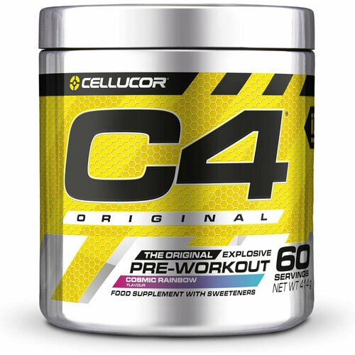 Cellucor C4 Original Pre-Workout, 60 капсул, космическая радуга предтренировочный комплекс optimum nutrition gold standard pre workout фруктовый пунш 300 г 1 шт 250 мл