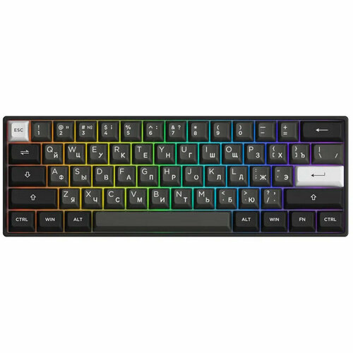 Клавиатура Akko 3061S BlackSilver RGB Hot Swap V3 Pro Cream-Yellow Switch 982700₽