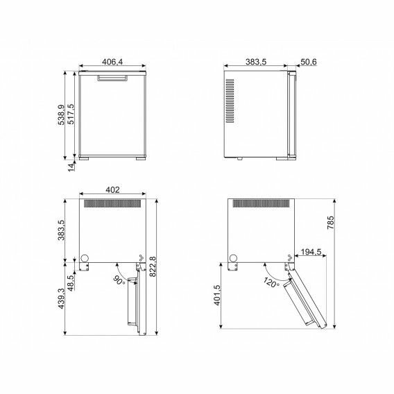 Холодильник SMEG MTE40 — фото 1