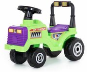 Детский толокар-трактор "Митя" №2, машинка-каталка бибикар для малышей, пластиковый автомобиль-пушкар