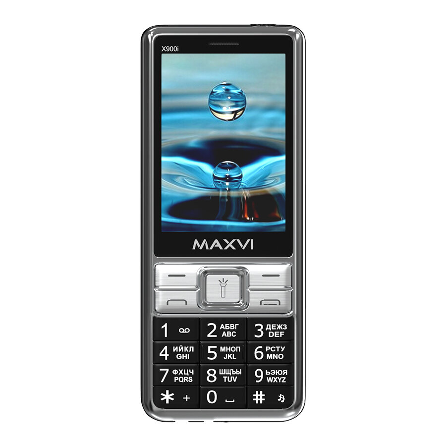 Телефон MAXVI X900i, 2 SIM, черный