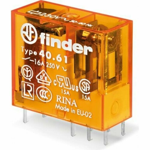 реле универсальное Универсальное миниатюрное электромеханическое реле Finder 406190240000